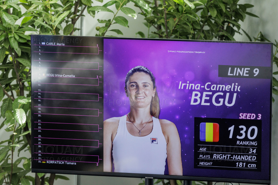 BUCURESTI - TENIS - WTA 123 TIRIAC FOUNDATION TROPHY - 8 SEP 2024