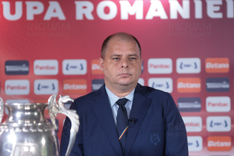 BUCURESTI - TRAGERE LA SORTI - CUPA ROMANIEI - PARTIDE DIN PLAY OFF - 20 AUG 2024