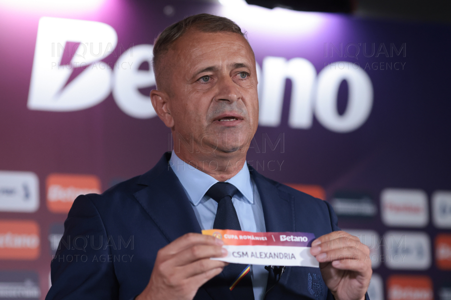 BUCURESTI - TRAGERE LA SORTI - CUPA ROMANIEI - PARTIDE DIN PLAY OFF - 20 AUG 2024