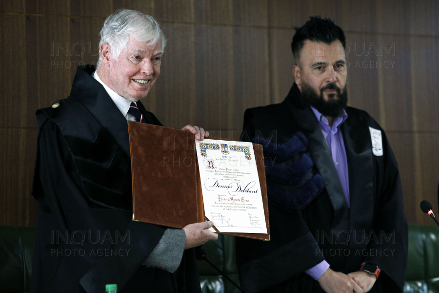 BUCURESTI - UNIBUC - DOCTOR HONORIS CAUSA - DENNIS DELETANT - 6 NOI 2024