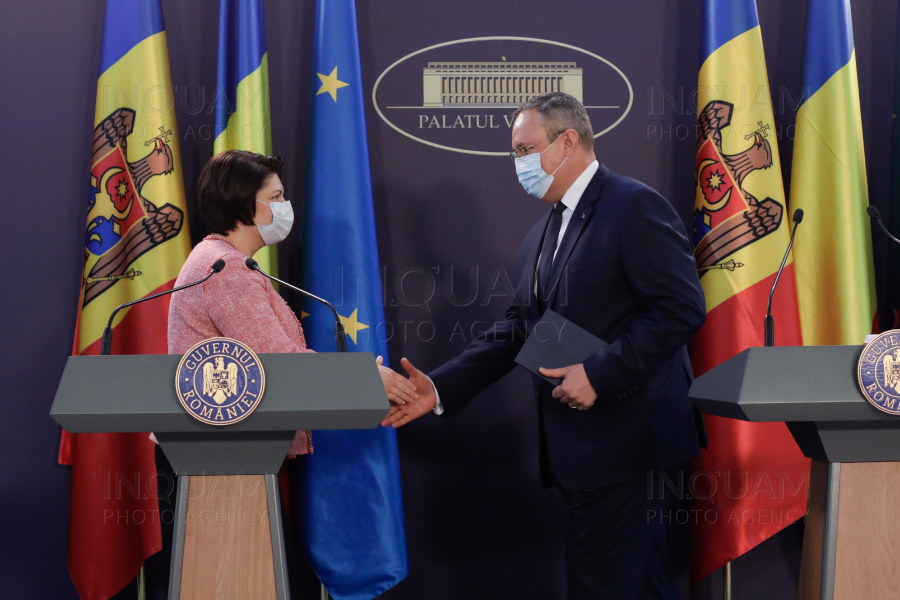 BUCURESTI - VIZITA OFICIALA - GUVERN - PM MOLDOVA - 9 DEC 2021