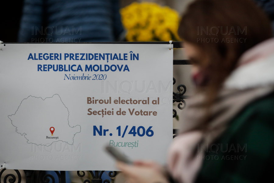 BUCURESTI - VOTANTI - ALEGERI PREZIDENTIALE REPUBLICA MOLDOVA