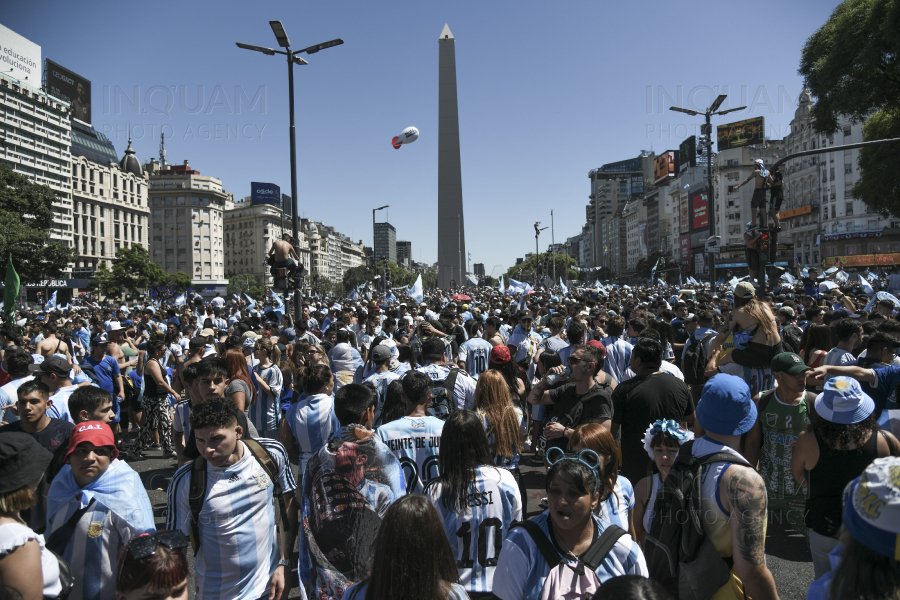 BUENOS AIRES - SARBATORIRE VICTORIE - CM FOTBAL 2022 - 20 DEC 2022