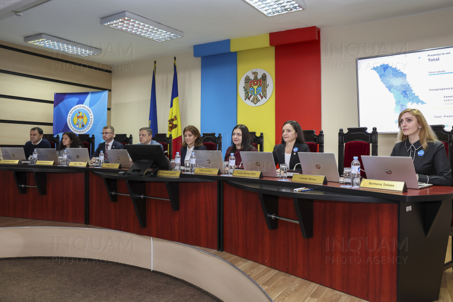 CHISINAU - ALEGERI PREZIDENTIALE - CEC - 3 NOI 2024