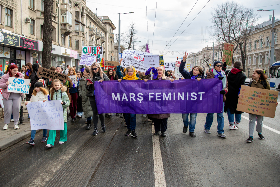CHISINAU - MARS FEMINIST - 8 MAR 2024