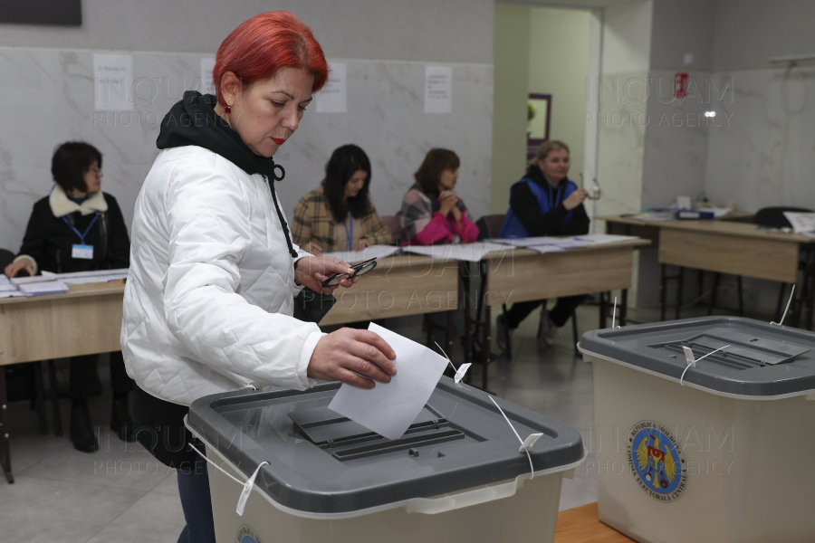 CHISINAU - VOTARE - ALEGERI - REPUBLICA MOLDOVA - 20 OCT 2024