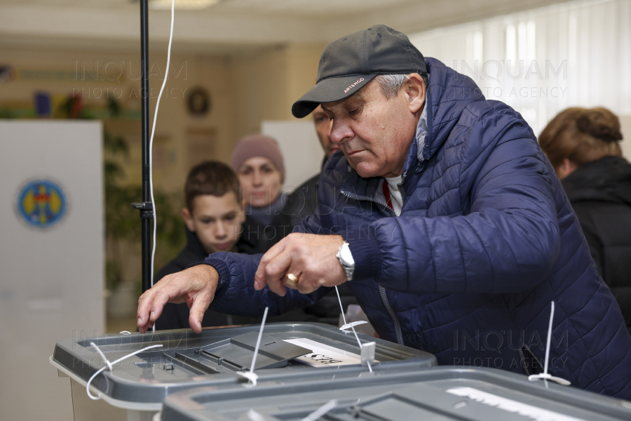 CHISINAU - VOTARE - ALEGERI - REPUBLICA MOLDOVA - 20 OCT 2024