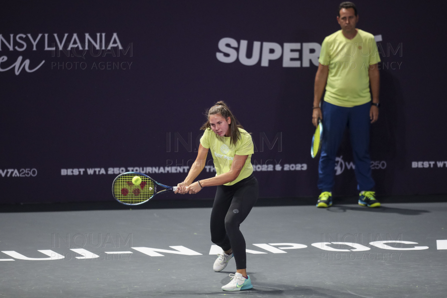 CLUJ-NAPOCA - TENIS - ANTRENAMENT - WTA TRANSYLVANIA OPEN - 2 FEB 2024