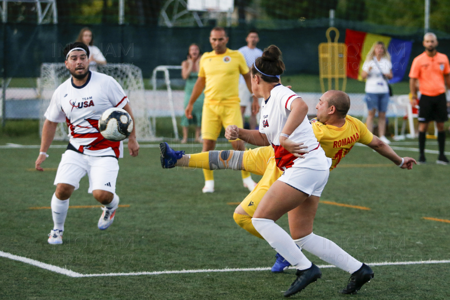 ITALIA - CERVIA - FOTBAL - CM TRANSPLANTATI - ROMANIA - SUA - 10 SEP 2024