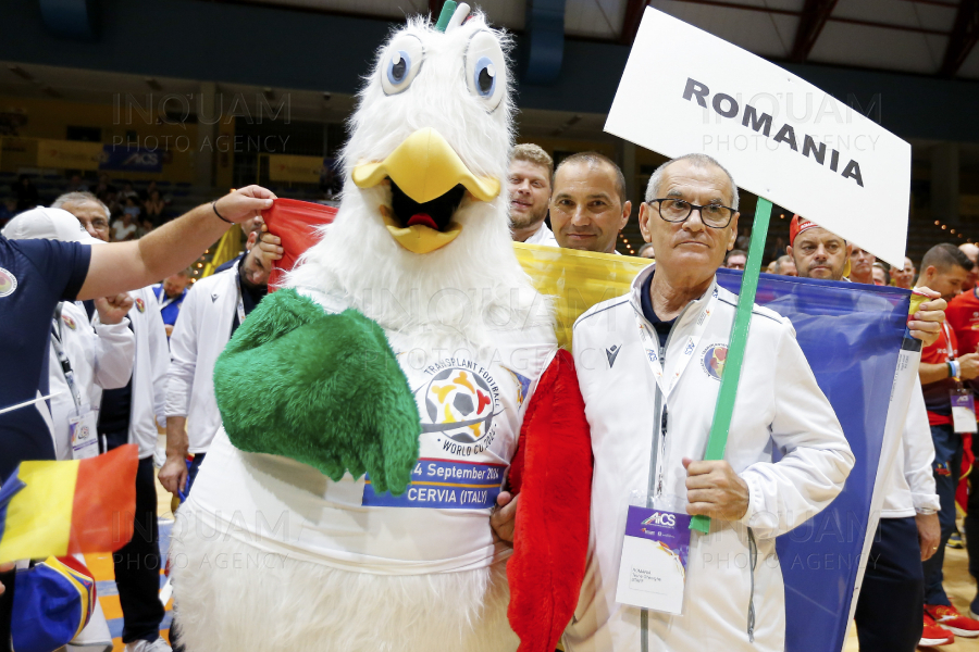 ITALIA - CERVIA - FOTBAL - CUPA MONDIALA DE FOTBAL PENTRU TRANSPLANTATI - 8 SEP 2024