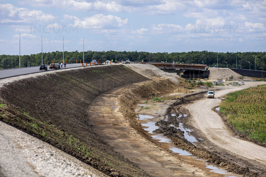 PLOIESTI - SANTIER - LOTUL 2 DIN AUTOSTRADA A7 - NOD DUMBRAVA - 07 AUG 2024