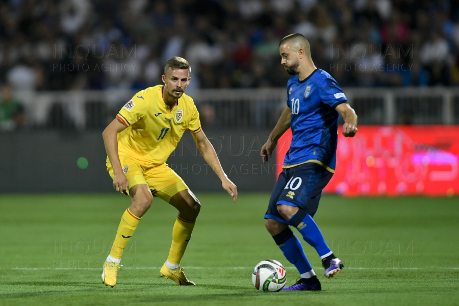 PRISTINA - FOTBAL -  ROMANIA - KOSOVO - 6 SEP 2024