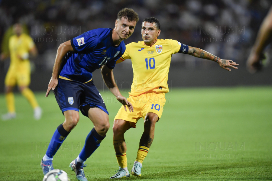 PRISTINA - FOTBAL -  ROMANIA - KOSOVO - 6 SEP 2024