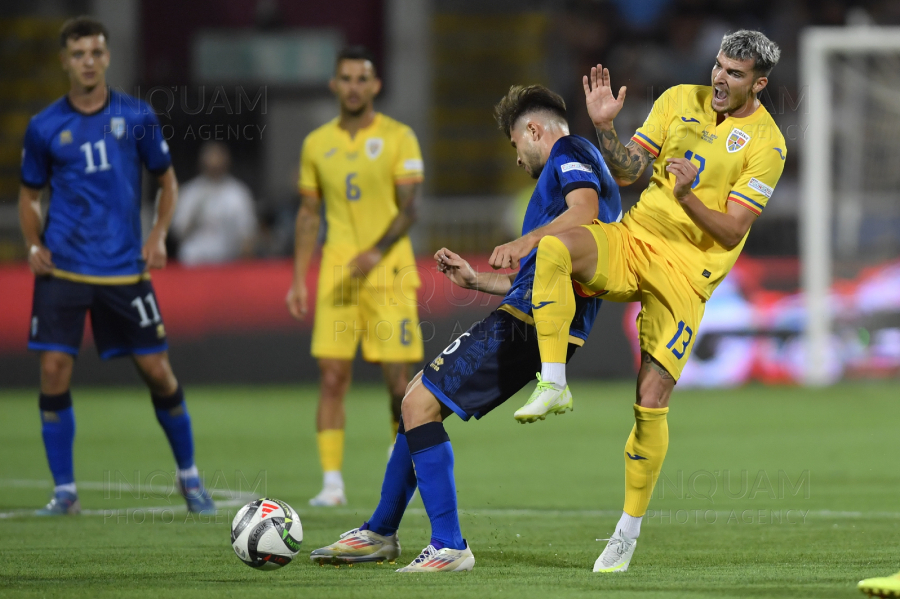 PRISTINA - FOTBAL -  ROMANIA - KOSOVO - 6 SEP 2024