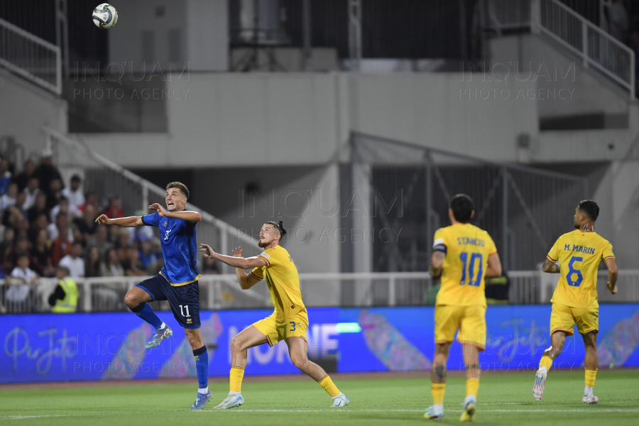 PRISTINA - FOTBAL -  ROMANIA - KOSOVO - 6 SEP 2024