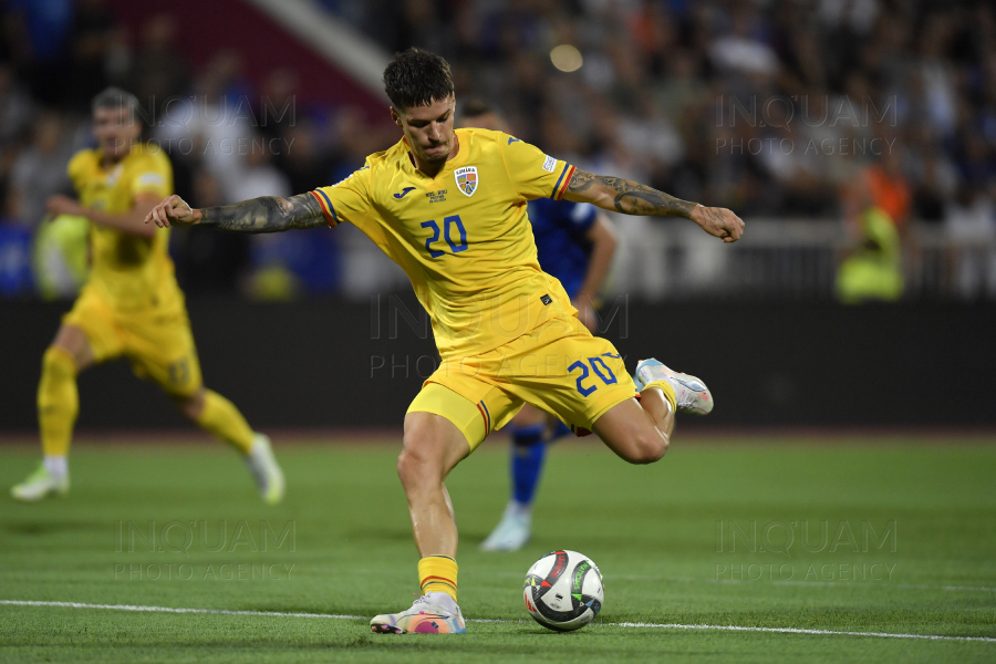 PRISTINA - FOTBAL -  ROMANIA - KOSOVO - 6 SEP 2024