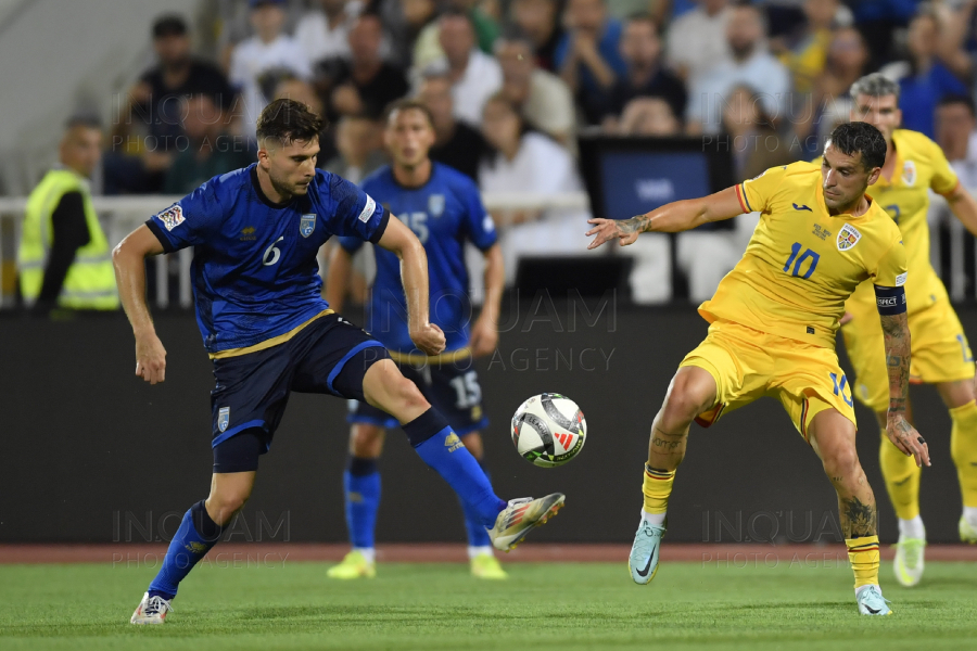 PRISTINA - FOTBAL -  ROMANIA - KOSOVO - 6 SEP 2024