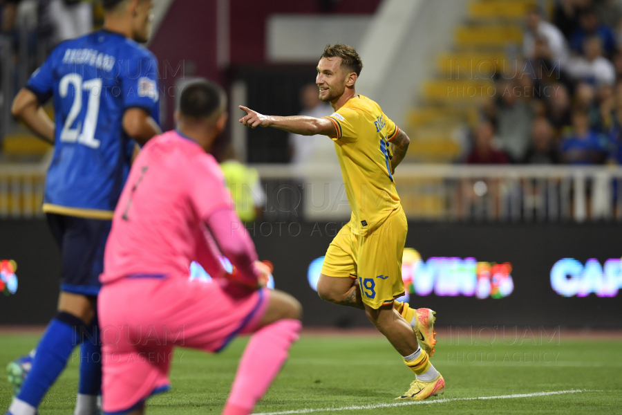 PRISTINA - FOTBAL -  ROMANIA - KOSOVO - 6 SEP 2024