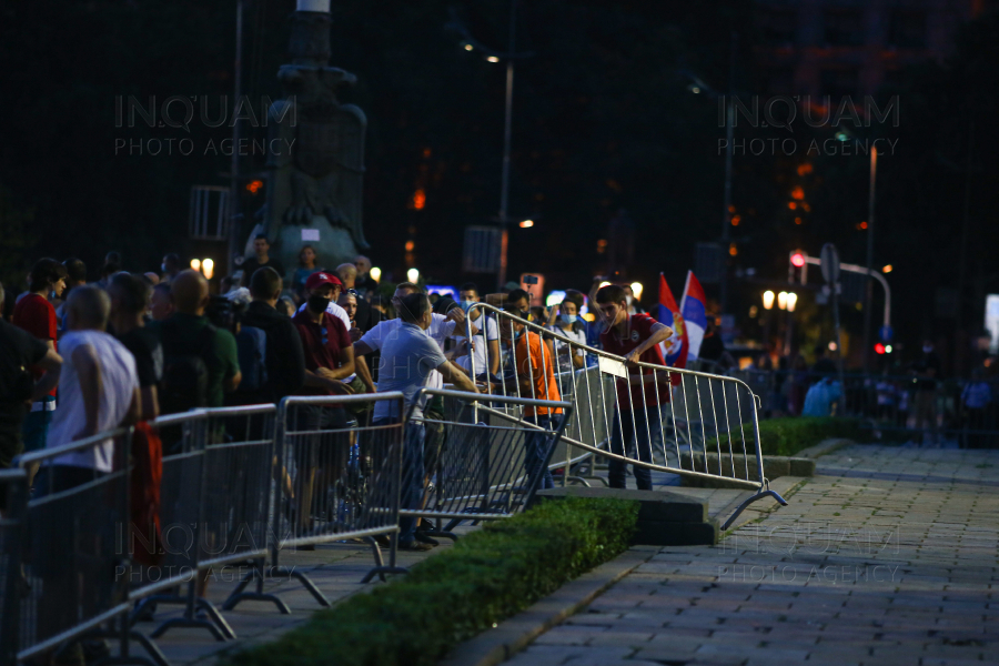 SERBIA - BELGRAD - PROTEST - MASURI IMPOTRIVA PANDEMIEI