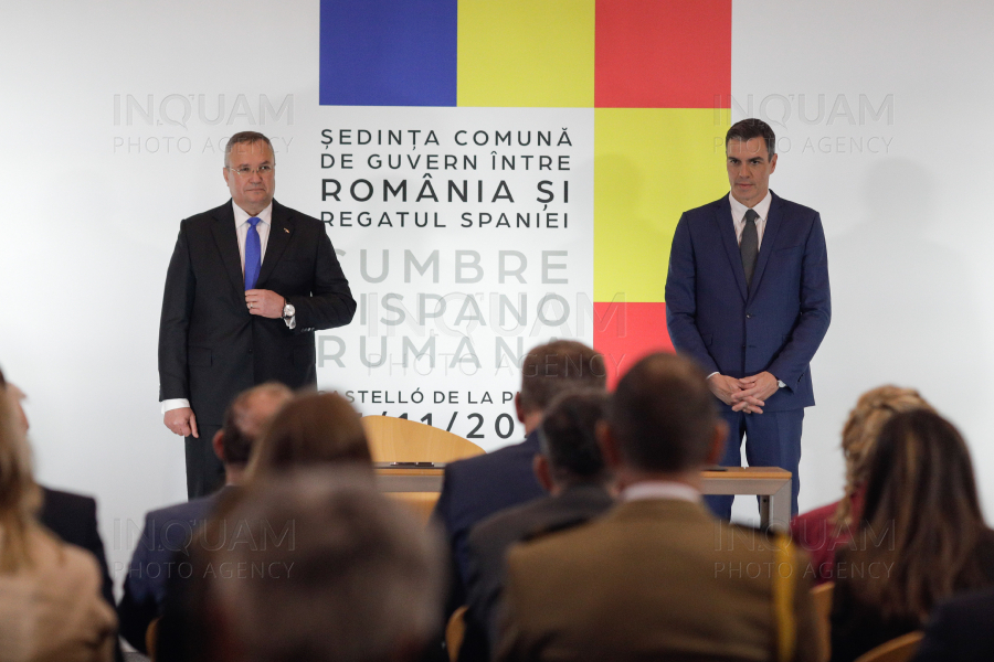 SPANIA - SEDINTA COMUNA - GUVERNELE ROMANIEI SI SPANIEI - 23 NOI 2022