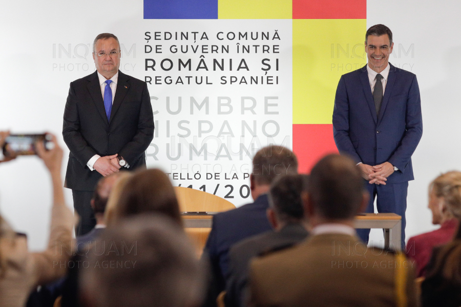 SPANIA - SEDINTA COMUNA - GUVERNELE ROMANIEI SI SPANIEI - 23 NOI 2022