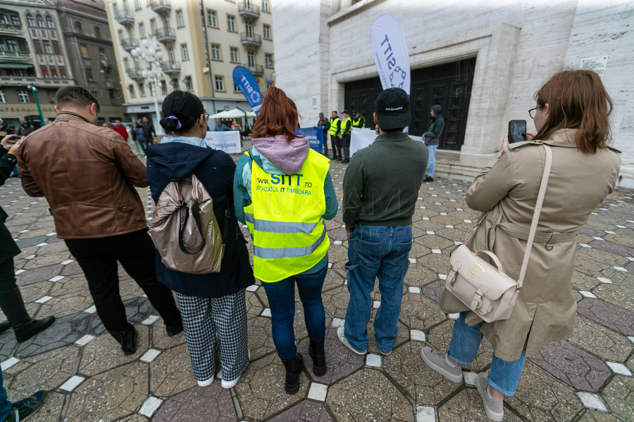 TIMISOARA - PROTEST SINDICAT IT - 9 OCT 2024