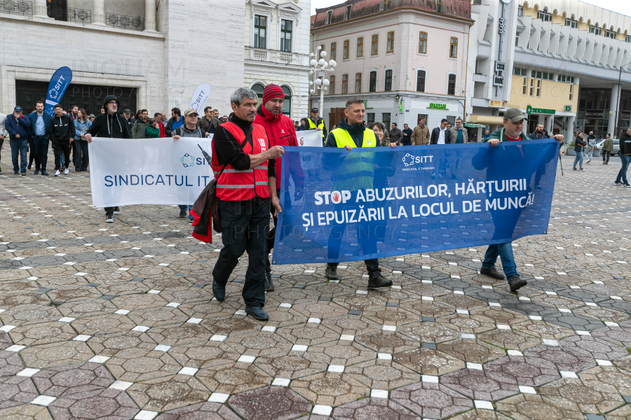 TIMISOARA - PROTEST SINDICAT IT - 9 OCT 2024