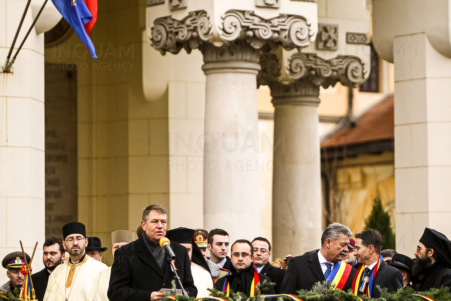 ALBA IULIA - ZIUA NATIONALA A ROMANIEI - KLAUS IOHANNIS - 2014